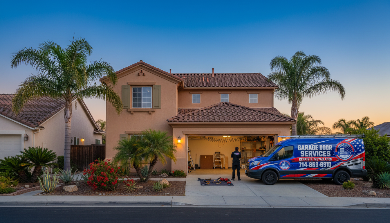 How to Choose a Broken Garage Door Spring Replacement Company in Orange County