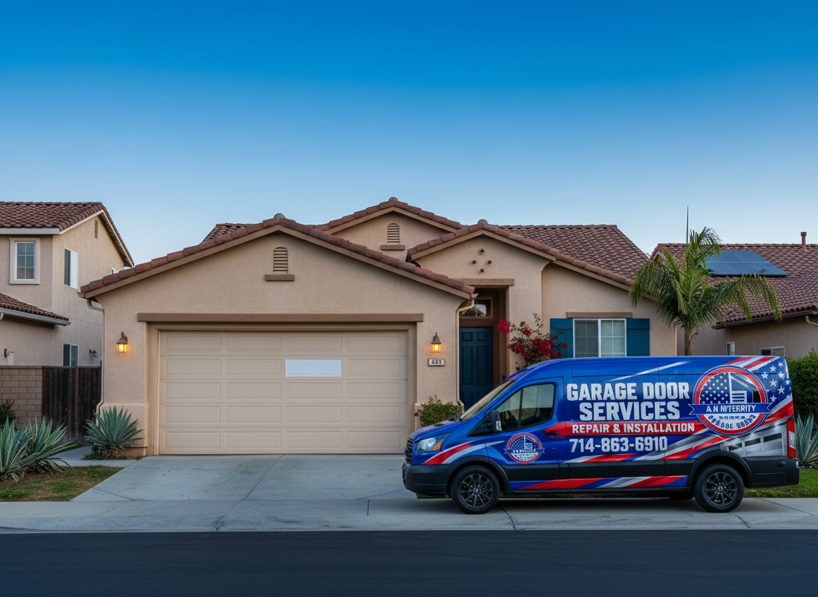What should I do if a garage door panel is damaged?