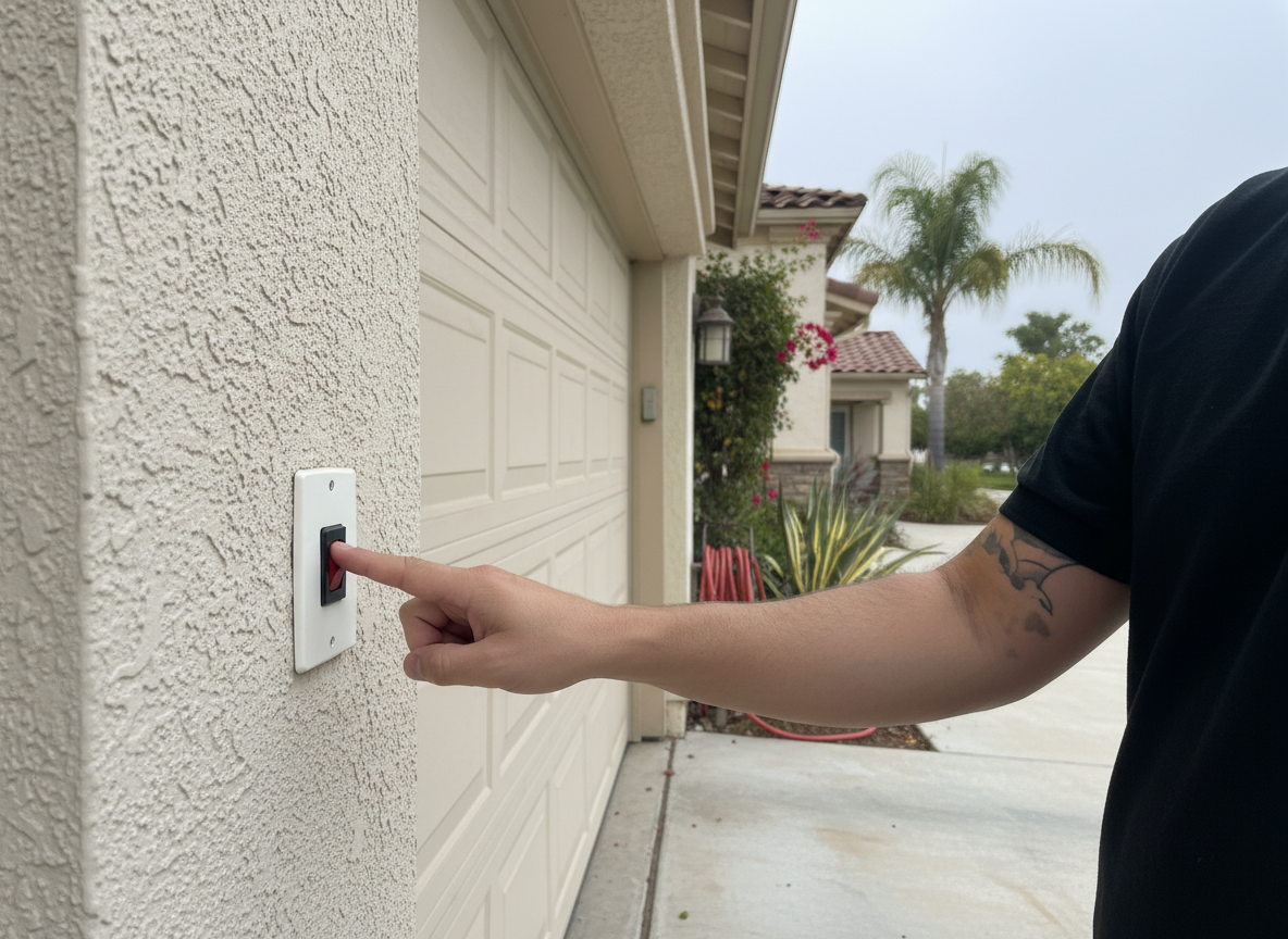 Should I keep trying the opener if the door stops? No. Repeated operation or forcing a door can worsen a problem or create a safety risk. Stop using it if its m