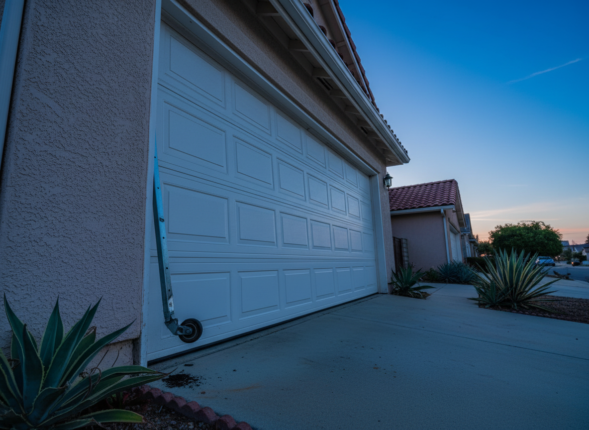 Should I keep using a noisy or uneven door? If the door’s movement has changed or it is operating unevenly, stop using it and keep people away from its moving p