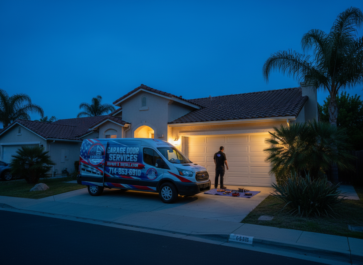 Is An Integrity Garage Door available 24 hours? The company lists service hours as 24 hours a day, every day.