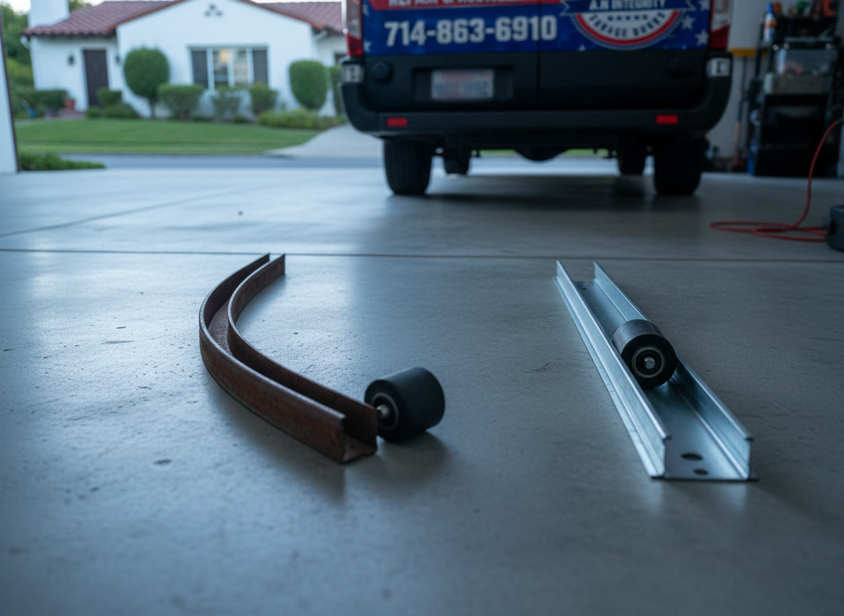 Why does the door move unevenly? Uneven movement can have more than one cause, including an obstruction or a problem with the door’s connected parts. Avoid forc