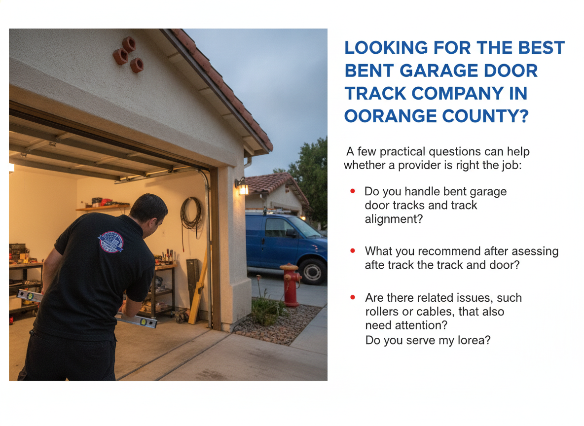 What should you ask before choosing a track repair company?
