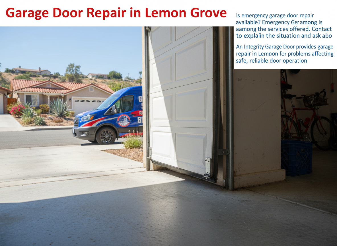 Is emergency garage door repair available? Emergency garage door repair is among the services offered. Contact the business to explain the situation and ask abo