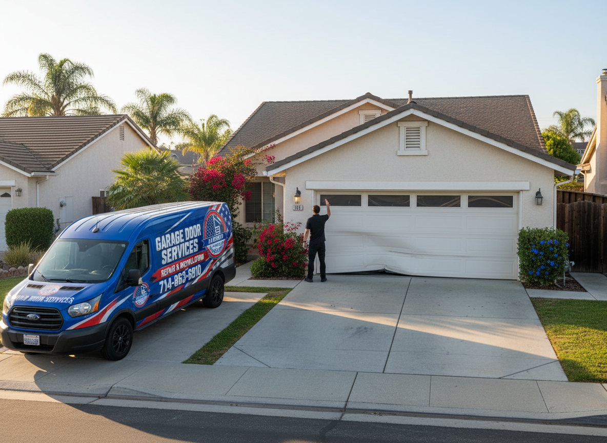Does a damaged garage door panel need to be replaced?