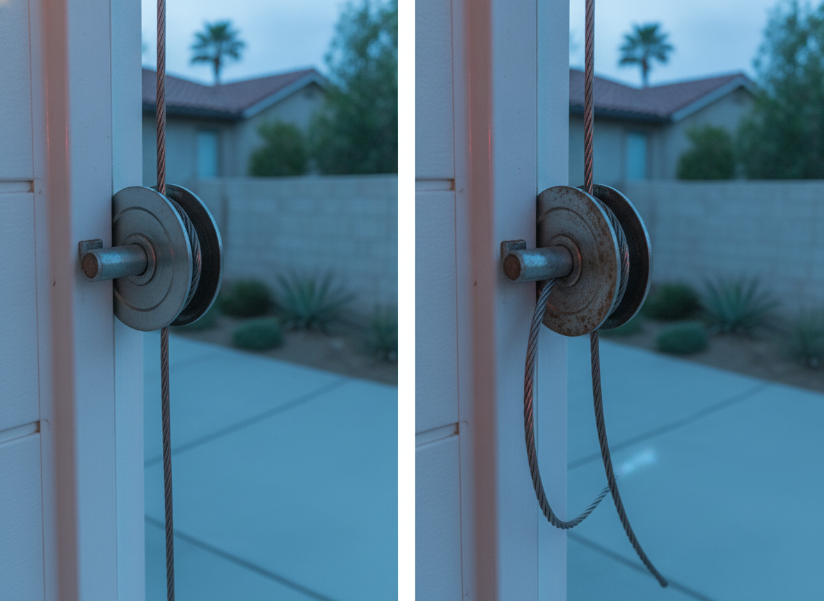 What does a garage door drum do?