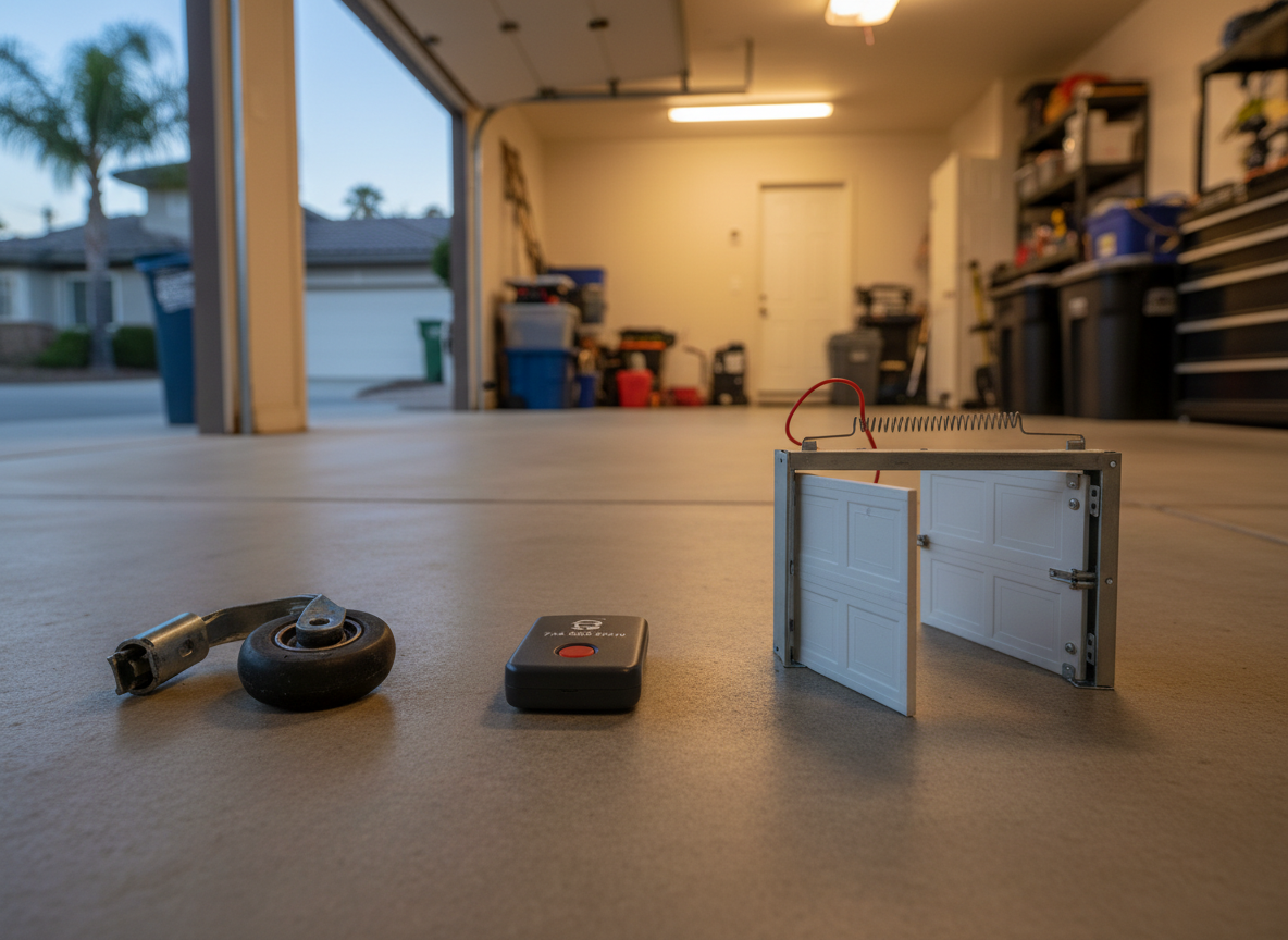 What information should I have ready when I contact the business? Explain what the door does, when the problem started, and whether it is currently open, closed